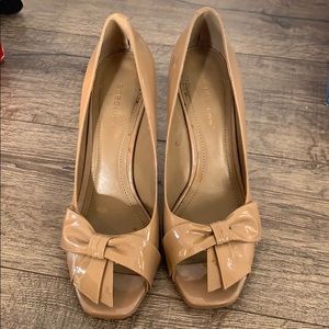 BCBG nude heels.  9.5